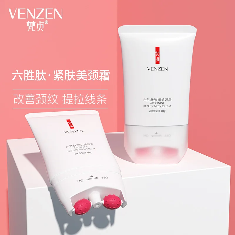 Крем для шеи Beauty с двойным колесиком прокрутки уменьшения и подтяжки морщин