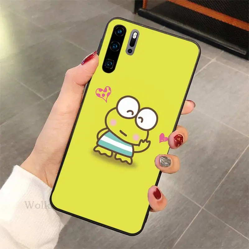 

Cute frog pattern Phone Case For Huawei P10 20 30 40 lit 2017 pro SMART 2019 nax fundas cover