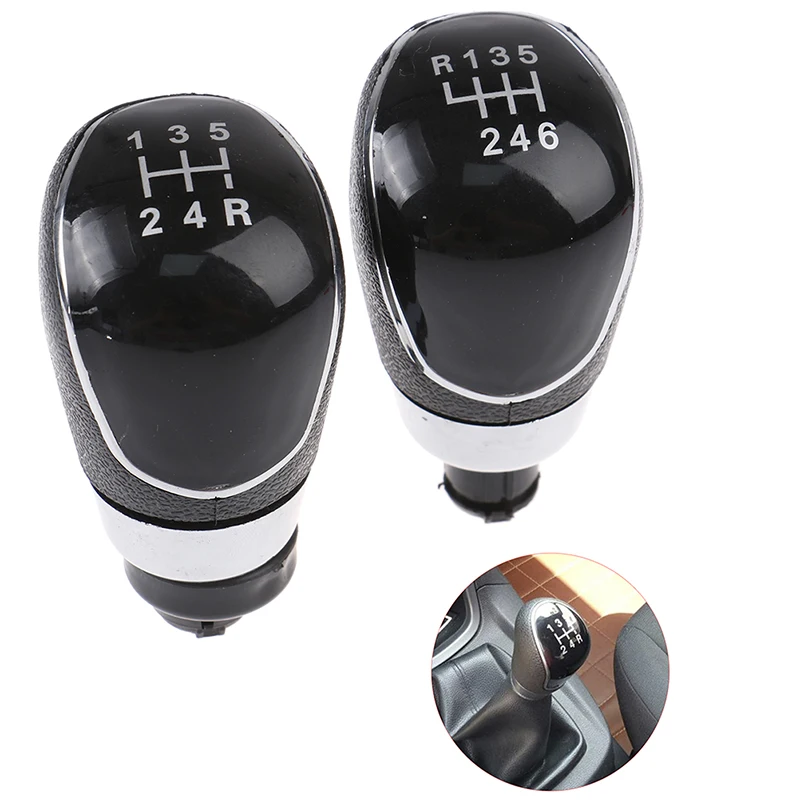 

5 Speed Car Gear Stick Shift Knob For Ford Focus MK2 MK3 Fiesta MK7 C-max B-max Mondeo MK4 Kuga Car-styling