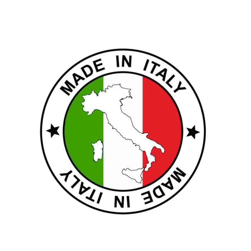 

11CM*11CM Personality Made In Italy Map Decal Car Sticker Flag Vinyl CarAccessories