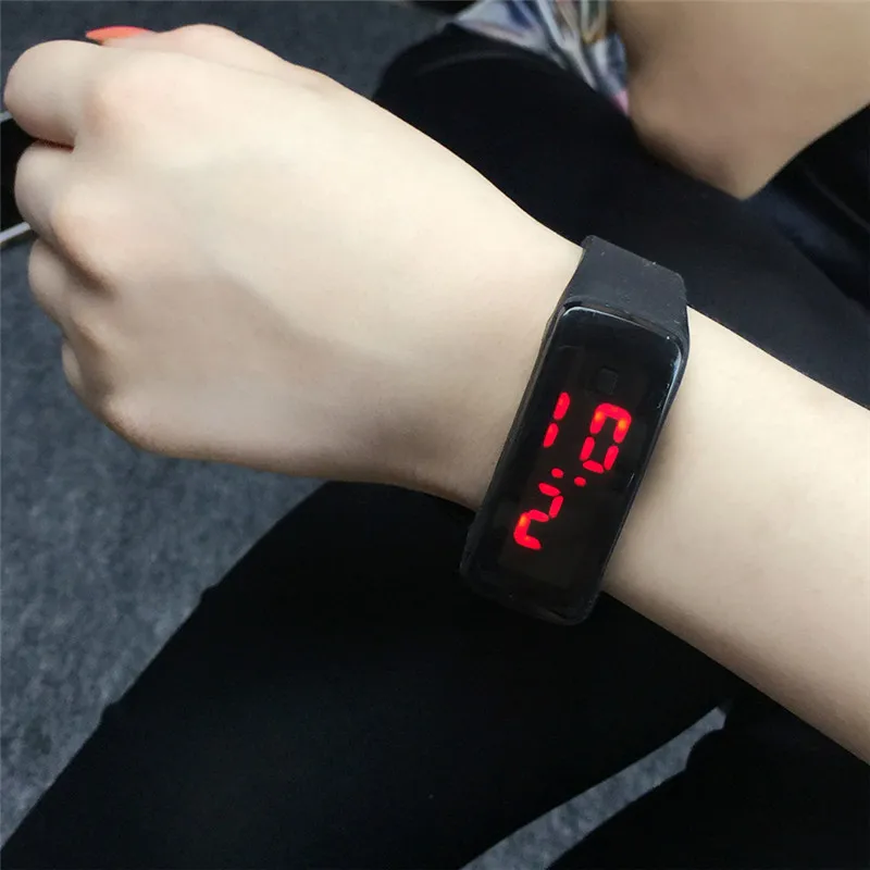 Цифровые мужские часы Relogio женские Смарт спортивные с кольцом светодиодные