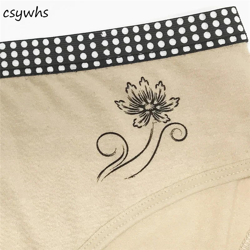 CSYWHS 4 шт. трусики партия большие размеры женские хлопковые трусы с высокой