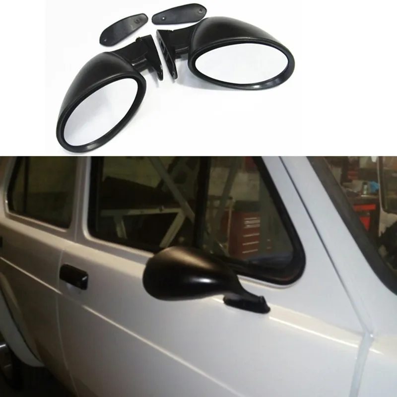 

GT Talbot Shelby British Style Fender/Side Door Mounted Racing Black Mirror