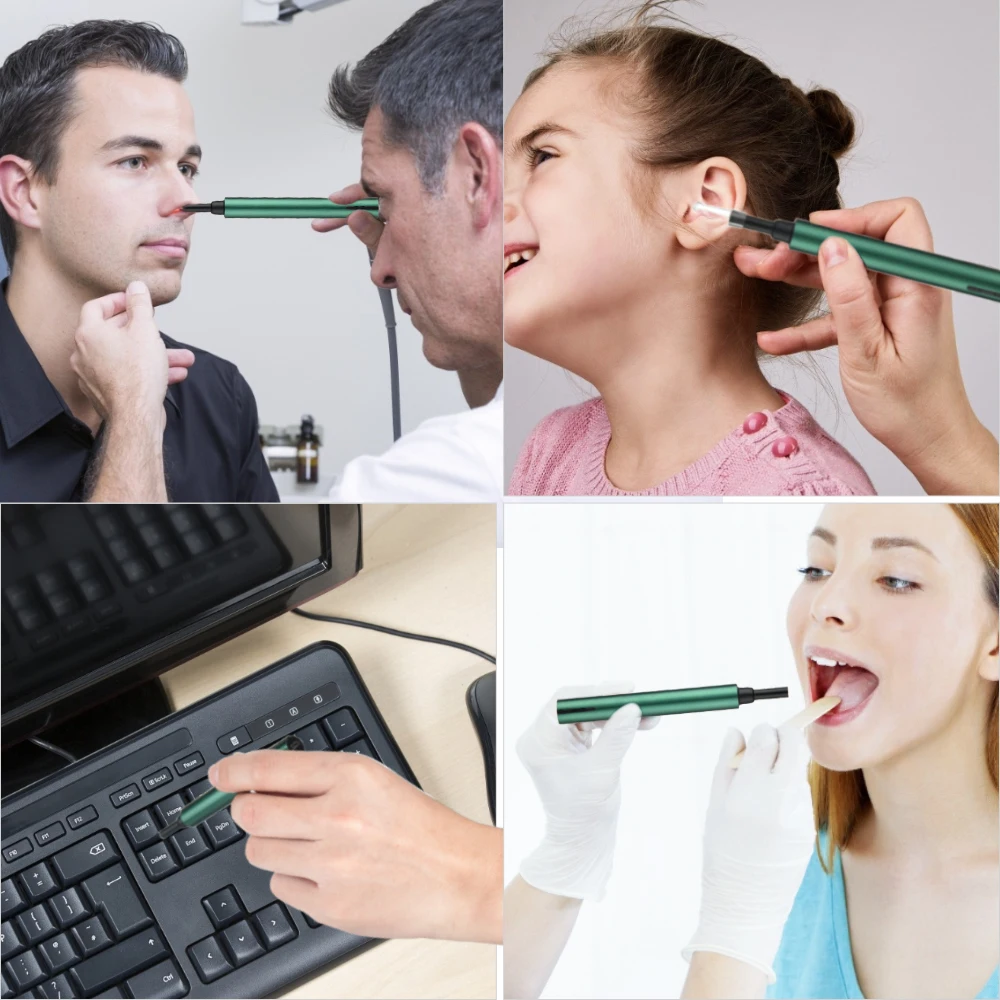 

3.0mm Wireless WiFi Ear Pick Camera Otoscope Camera Borescope Luminous Ear Wax Cleaning Teeth Oral Inspection Health Care