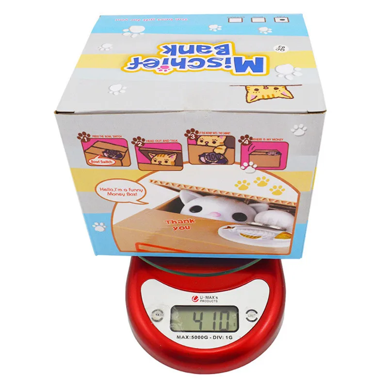 Cat money boxes toy Children's Gift Boxes automatic money-saving gift box for kids.Children's room decoration | Дом и сад