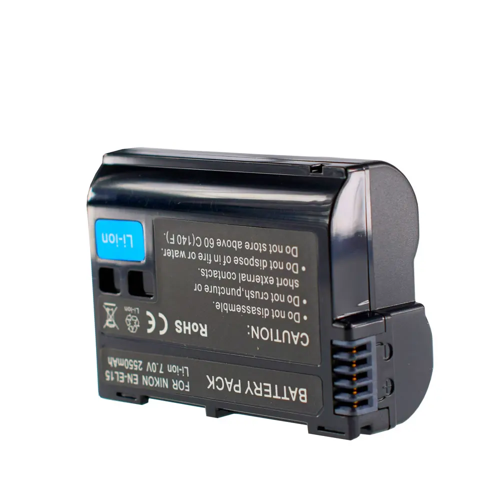 Батарея EN-EL15A для Nikon D850 D7500 D750 D810 D7200 D7000 D7100 Z6 Z7 |