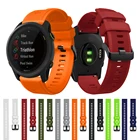 Силиконовый ремешок 22 мм для Garmin Forerunner 745 935 945 Instinct Fenix 5 6 смарт-браслеты быстросъемный браслет Easyfit