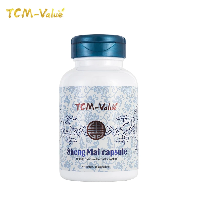 

TCM-Value Sheng Mai Capsule, Promoting Cardiovascular and Cerebrovascular Blood Circulation, insomnia and low immunity, 50pcs
