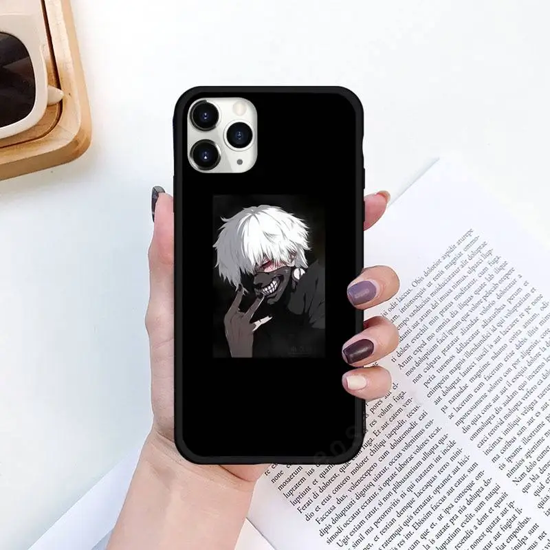 

tokyo ghoul anime art pattern Phone Case for iPhone 11 12 pro XS MAX 8 7 6 6S Plus X 5S SE 2020 XR Luxury brand shell funda