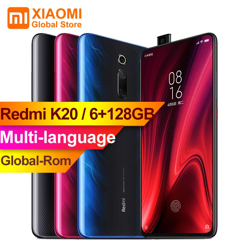 Xiaomi Redmi K20 с глобальной прошивкой 6 ГБ 128 Snapdragon 730 полный экран 48 миллионов супер