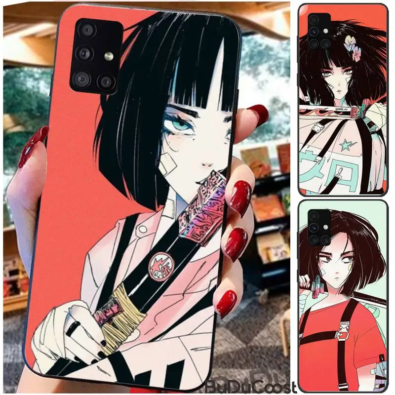 

Hrmes Girl Vinne Art Phone Case For For Samsung Galaxy A10 A20 A30 A40 A50 70 A10S 20S A2 Core C8 A30S A50S A31