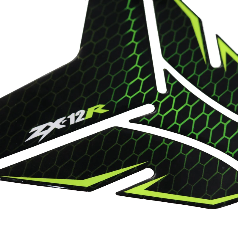 Наклейка для Kawasaki ZX12R ZX-12R защитная наклейка на топливный бак мотоцикла комплект