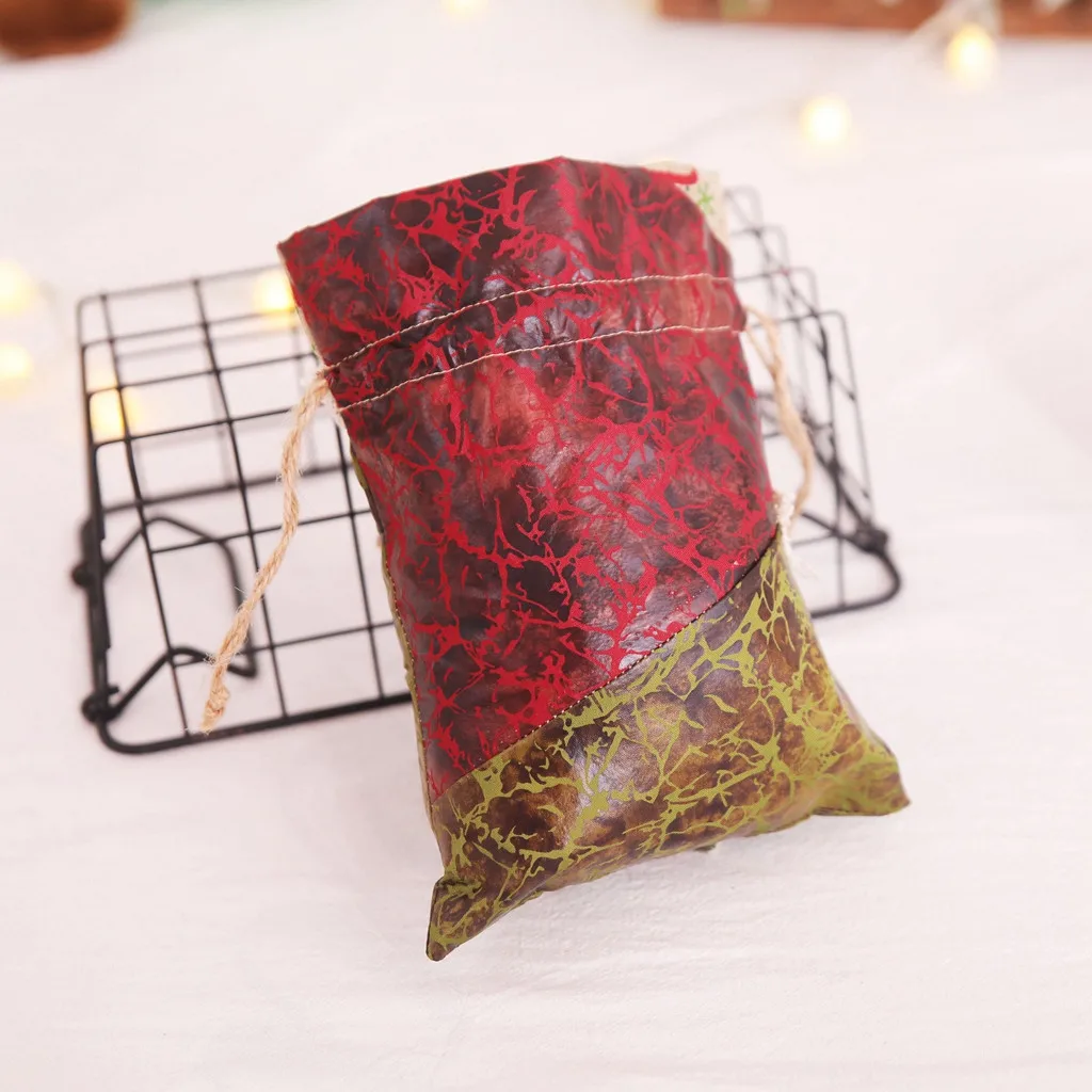 Креативные детские рождественские подарочные сумки с изображением Санта Клауса