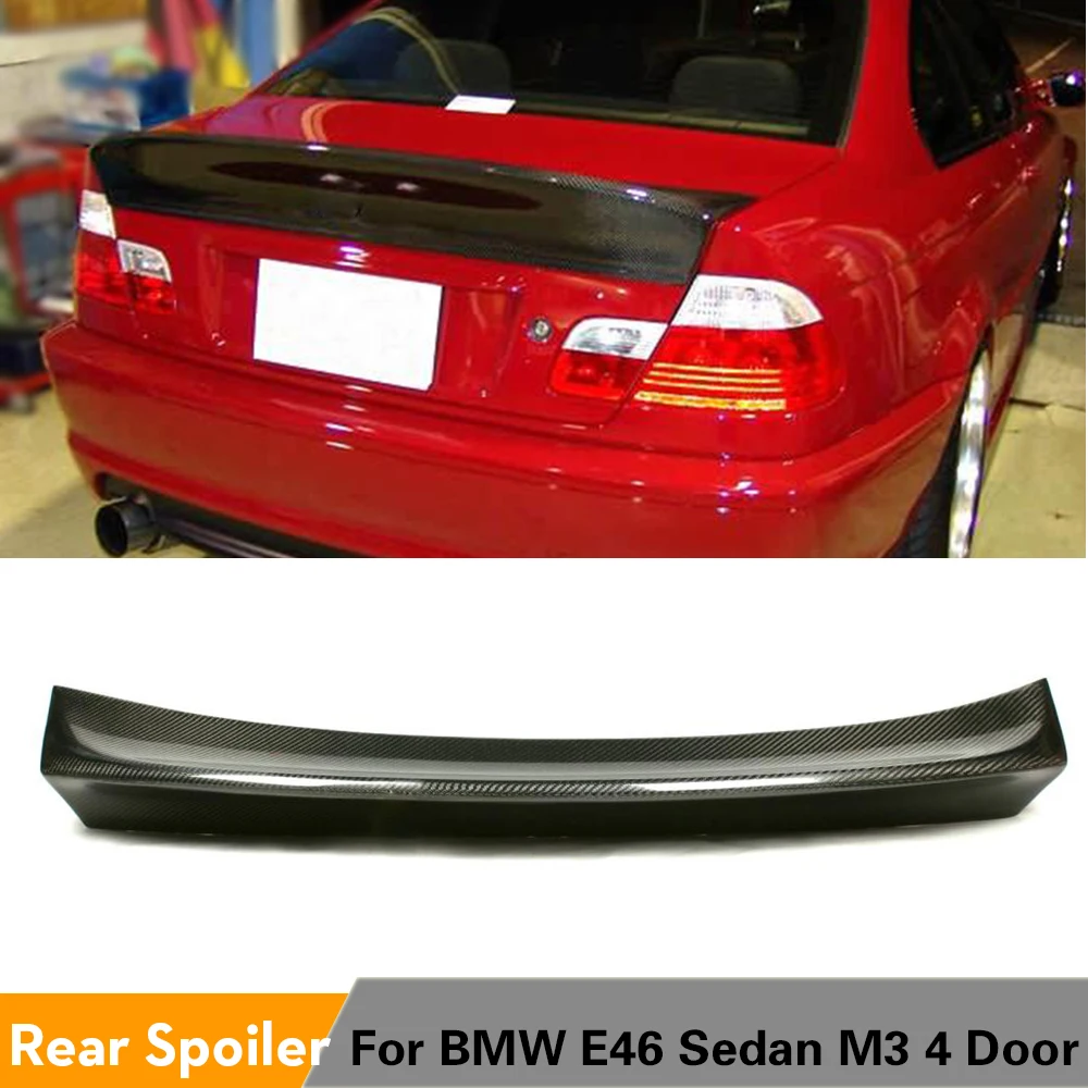 Задний спойлер для багажника крыла BMW E46 4 двери седана M3 2009 2004 детали тюнинга