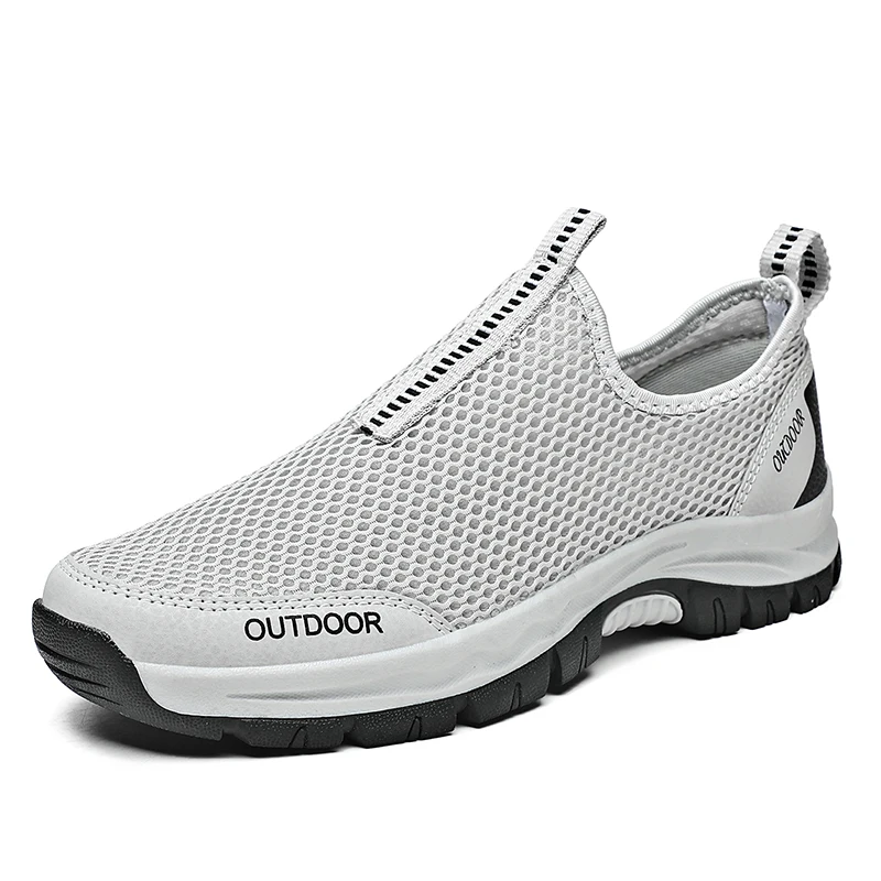 Men Women Hiking Shoes Outdoor Walking Jogging Trekking Boots Mountain Climbing Sport Male Waterproof Sneakers Athletic Non-Slip