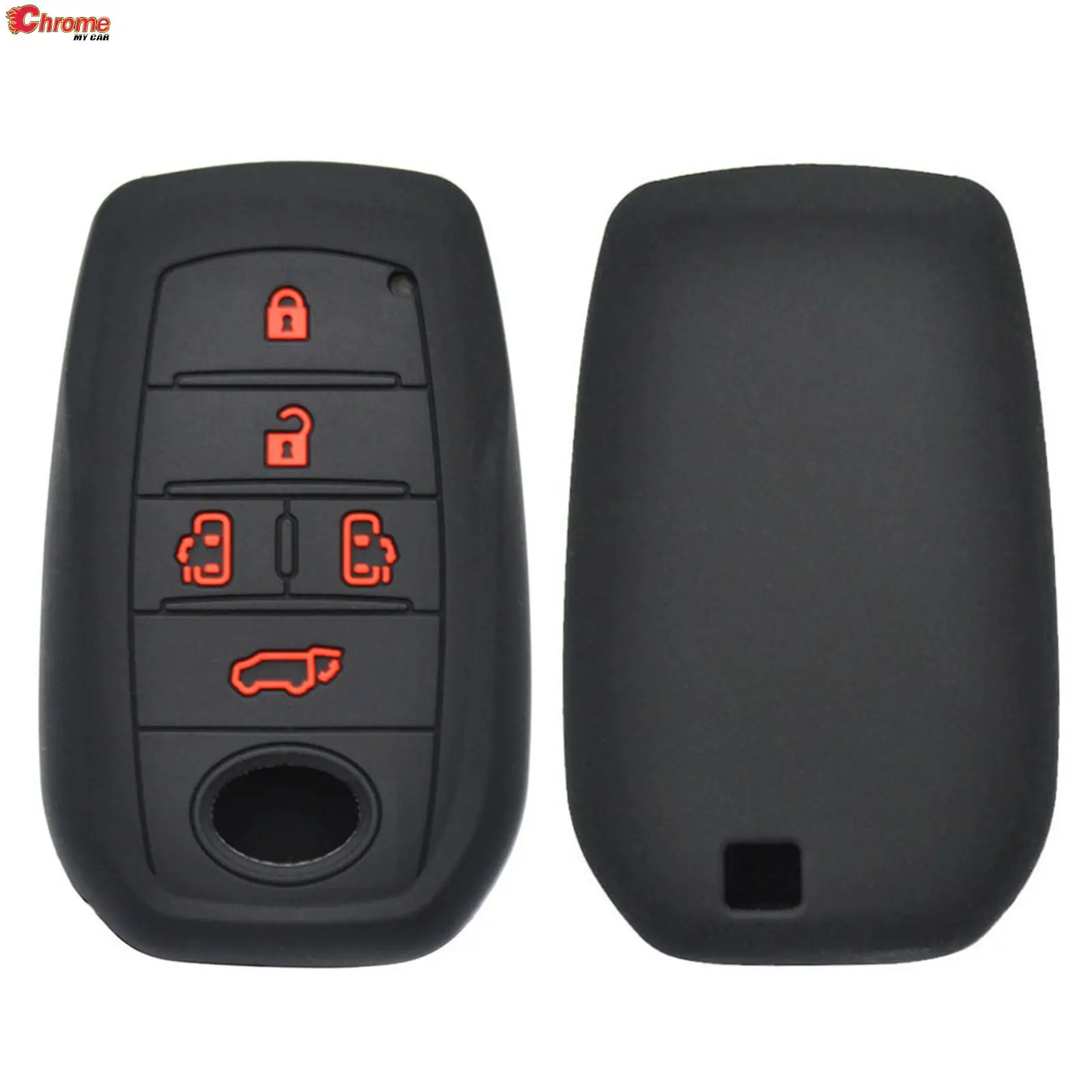 

Силиконовый чехол для автомобильного ключа дистанционного управления, защитный чехол для ключа, 5 кнопок для Toyota Vellfire alphard 30 series 2015 2016 2017 2018 ...