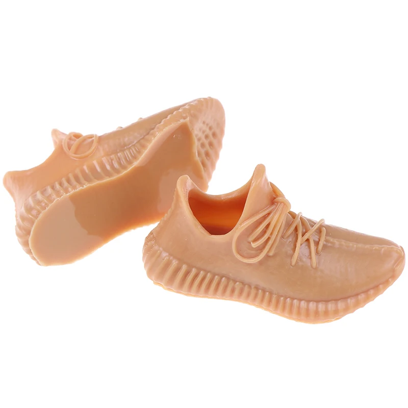 Горячая 1:12 миниатюрные Модные Мужские модельные туфли Спортивная обувь