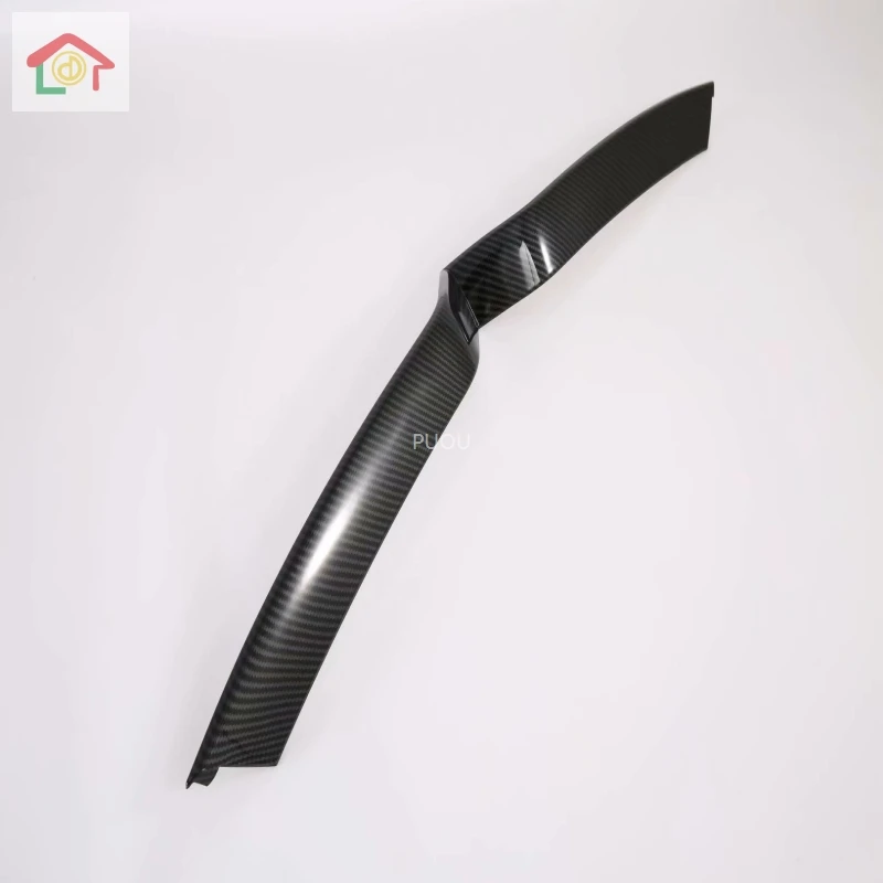 

For Tesla Model X 2016-2020 Carbon Fiber Front Center Grille Grill Cover Molding Trim Decoration Strip Car Accessories