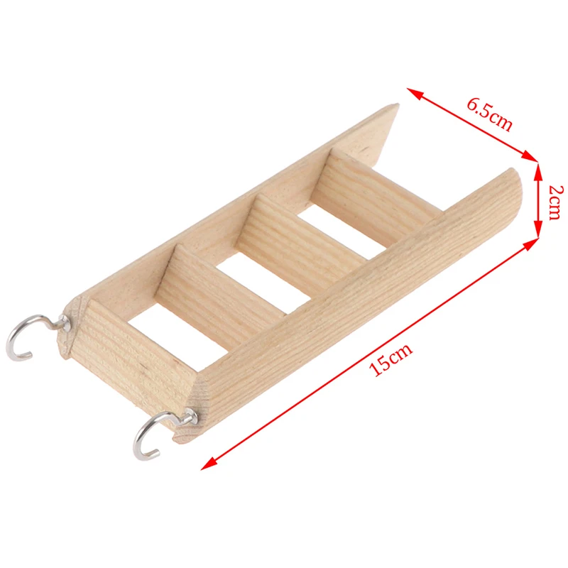 

New Hot Hamster Ladder Stand Wooden Climbing Toy Solid Playing Accessories Pets Product Wholesale
