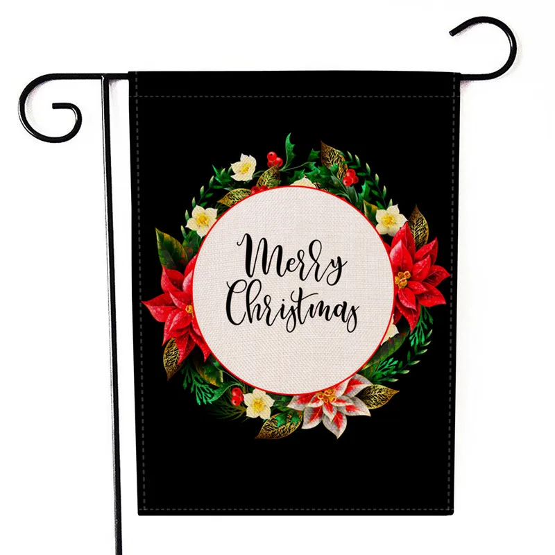 Рождественская вечеринка Искусственная елка снеговик олень принт сад балкон