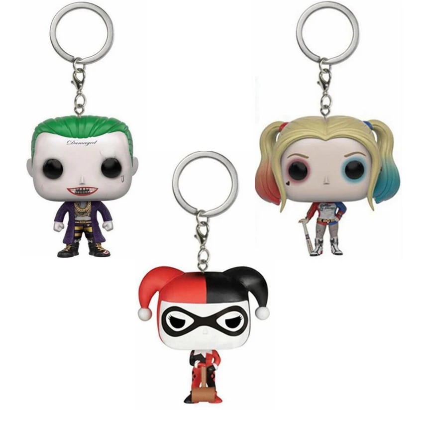 В самоубийц брелок команда X целевой клоун Джек рисунок подвесные игрушки