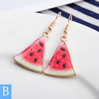 simple temperament summer fruit dangle earrings jewelry accessories 2021