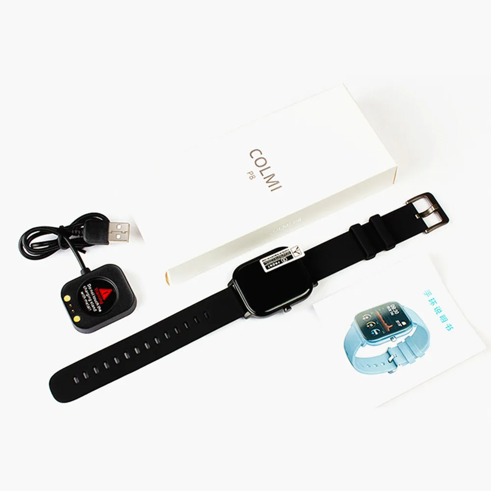 

GIAUSA IP67 P8 Smart Watch Wristband Men Women Sport Clock Heart Rate Monitor Sleep Monitor Smartwatch tracker for phone