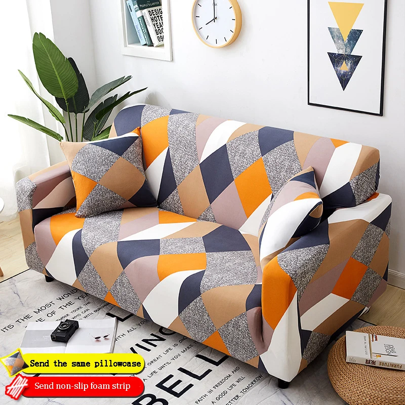 3 местный эластичный диван подлокотник крышка Slipcover стрейч для гостиной Универсальный нескользящий все включено мебель протектор