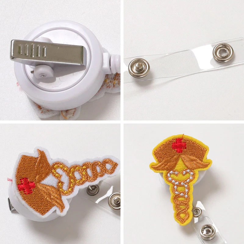 10 шт ткань вышивка мультфильм значок медсестры клип разрешение на работу легко