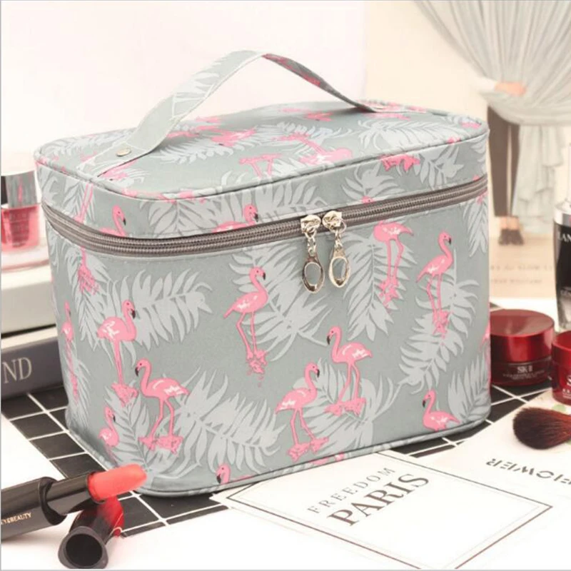 

Travel Waterproof Portable Women Makeup Bag High Capacity Toiletries Organizer Storage Cosmetic Cases Zipper Wash Beauty Pouch