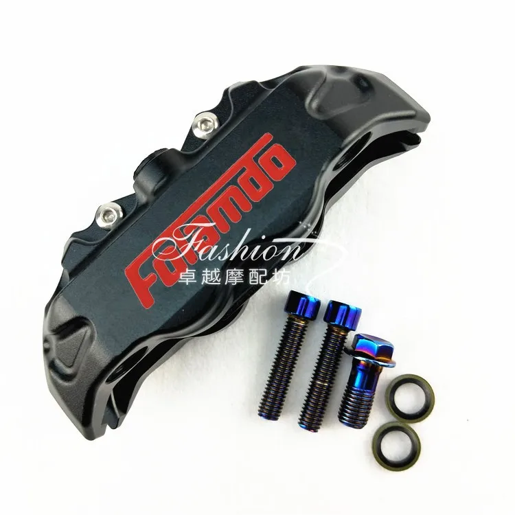 Motorcycle Brake Caliper 82mm Hole To Hole/4 Piston Cnc Aluminum Alloy For Yamaha Honda Suzuki Kawasaki Scooter | Автомобили и