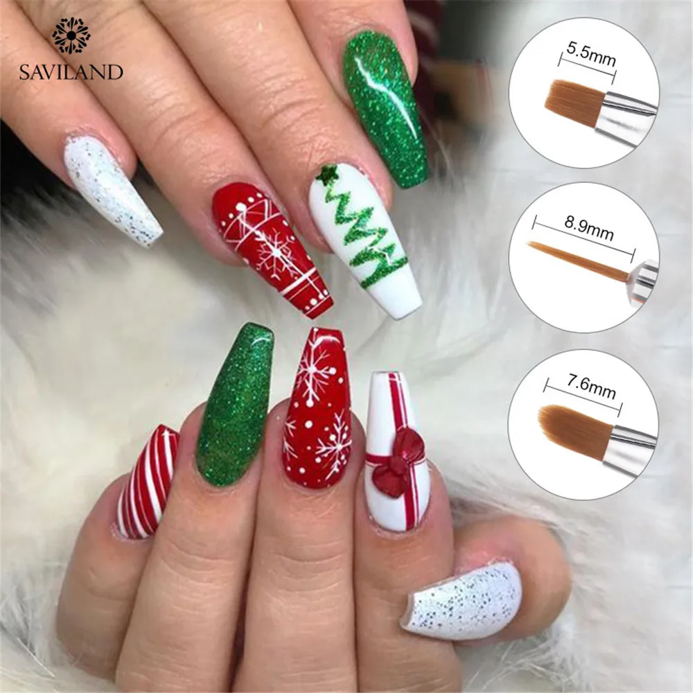 3 шт./компл. подводка для дизайна ногтей ручка рисования 3D Советы DIY акриловые