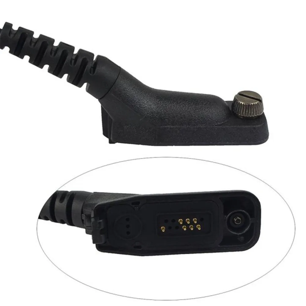 Эргономичный шлейф динамика крюк тангента прозрачная рация мягкий черный