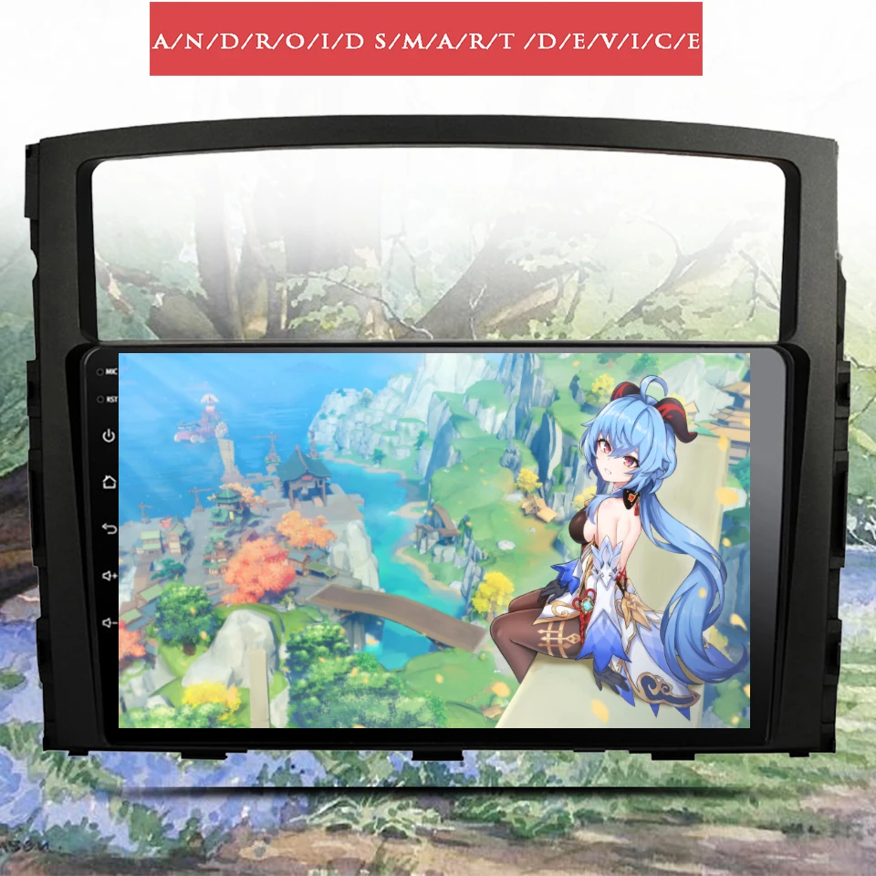 Автомобильный мультимедиа-радио аудио головное устройство с навигацией GPS, Carplay, RDS, 4G Lte для MITSUBISHI Pajero 2006-2015 на Android 11 8G 256G.