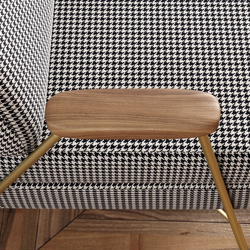 Роскошное легкое кресло с подлокотниками из ореха скандинавский одноместное для