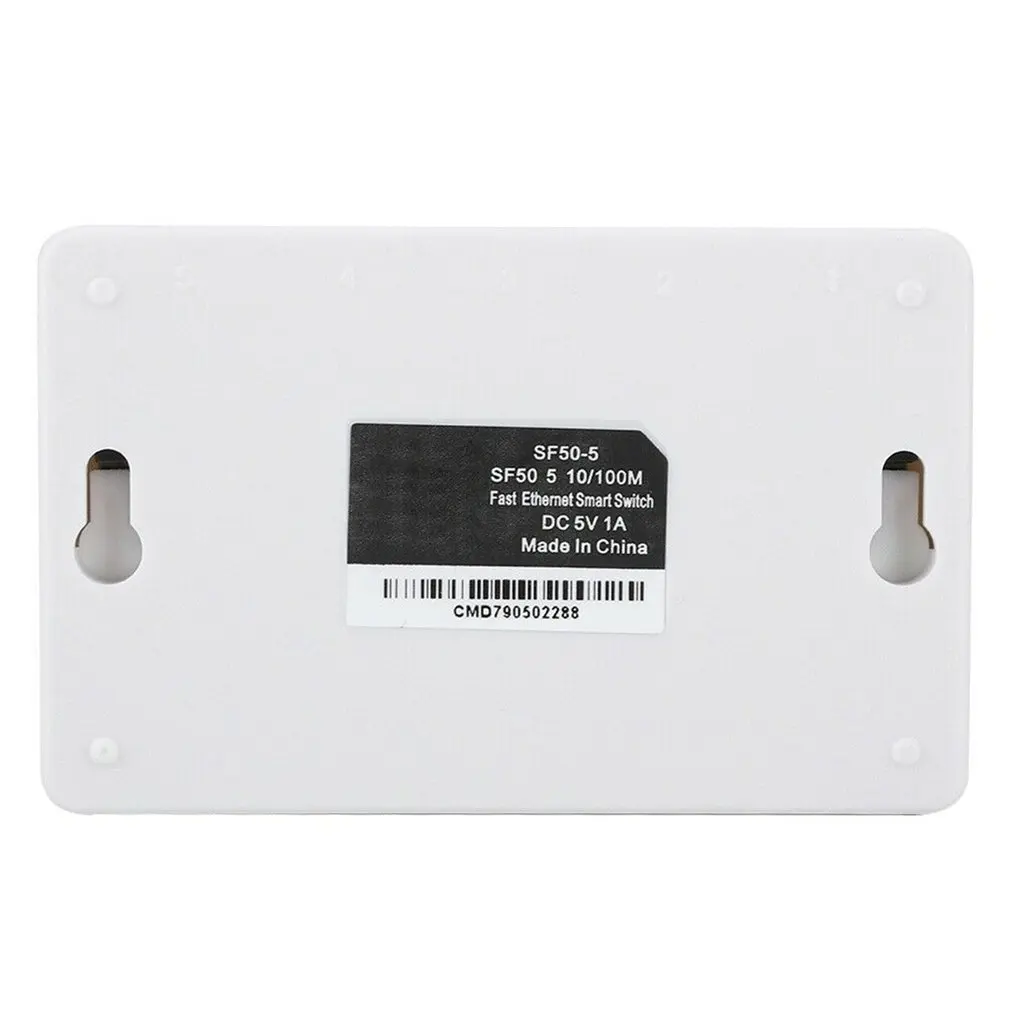 Мини-хаб RJ45 с 5 портами для быстрой сети Ethernet черный хаб настольного ПК полный