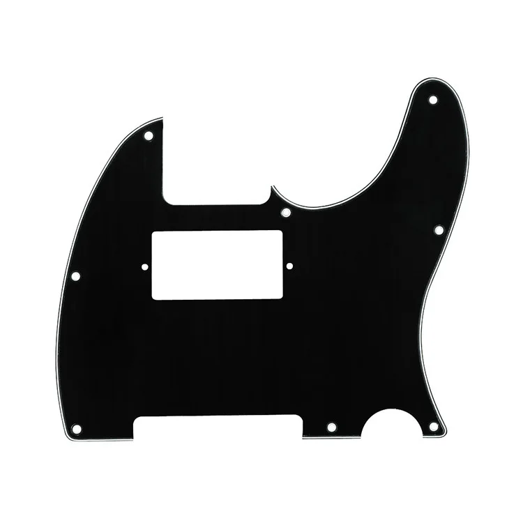 Гитарный Telecaster Pickguard черный 3-слойный хамбакер Для гитары Накладка для защиты от