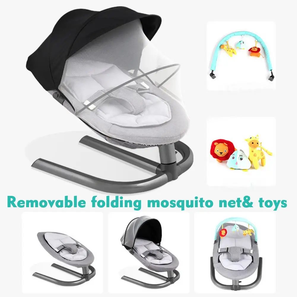 

Infant Newborn Baby Rocking Chair Non-radiation Baby Swing Chair Best Birth Gift For Newborns Bearing 30kg