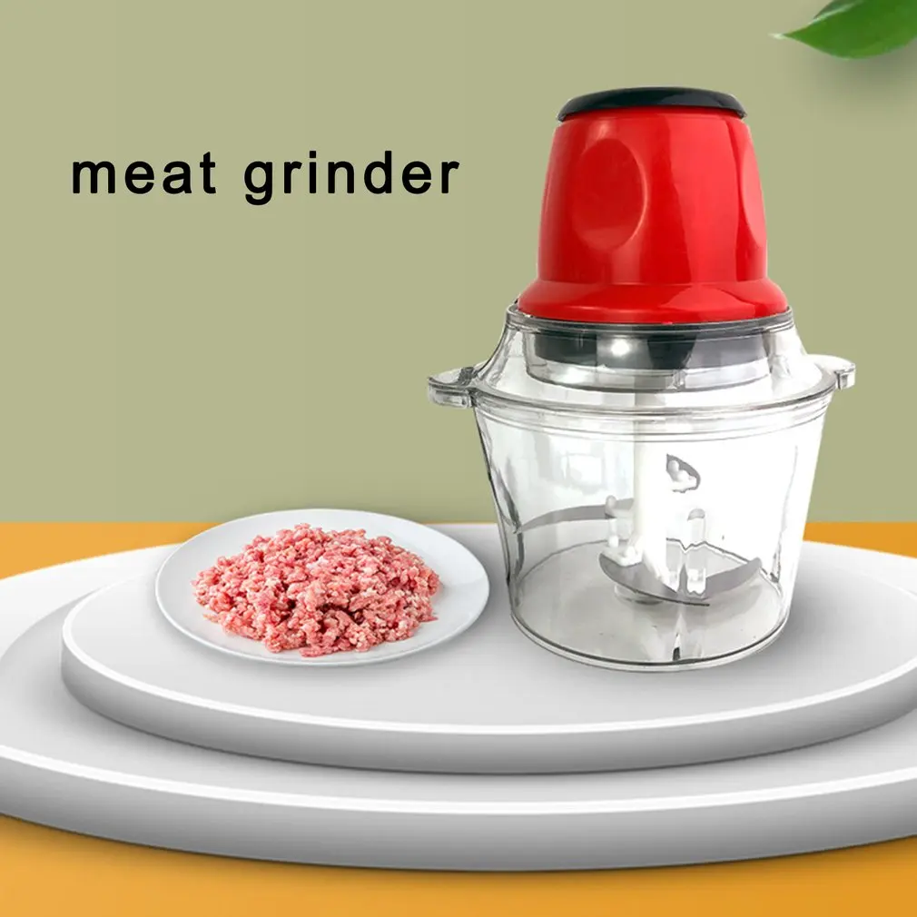 

2L Electric Meat Grinder Electric Food Machine Stainless Steel Mixing Meat Mincer Multipurpose Wringer