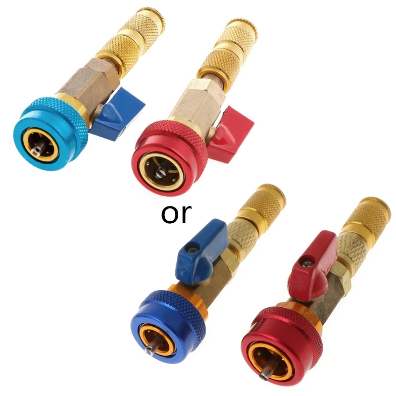 

Air Conditioning R134A Valve Core High Low Pressure Quick Remover Installer Tool