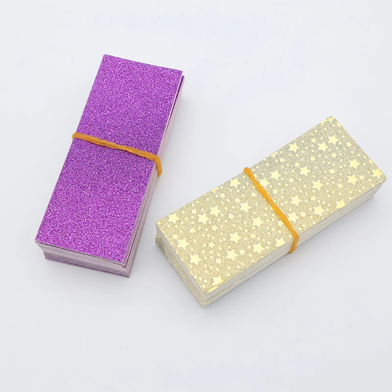 Eyelash Glitter Background Paper for Lashes Packaging Box Rectangle Private Label | Красота и здоровье