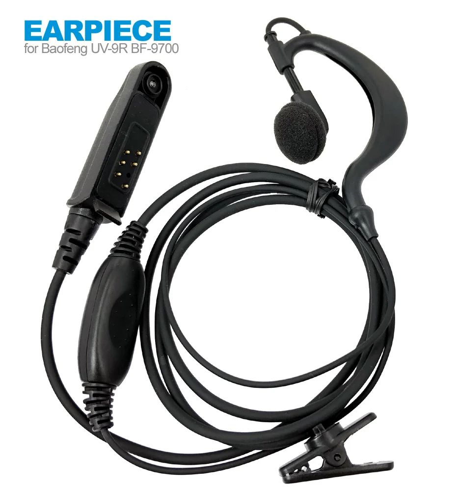 UV9r наушники наушник гарнитура микрофон для Baofeng UV-9R Plus BF-9700 BF-A58 рация двухстороннее радио аксессуары