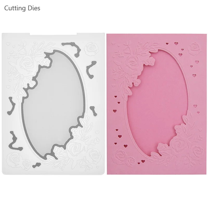 Цветок резки штампы и тиснение набор папок для бумага скрапбукинга изготовление