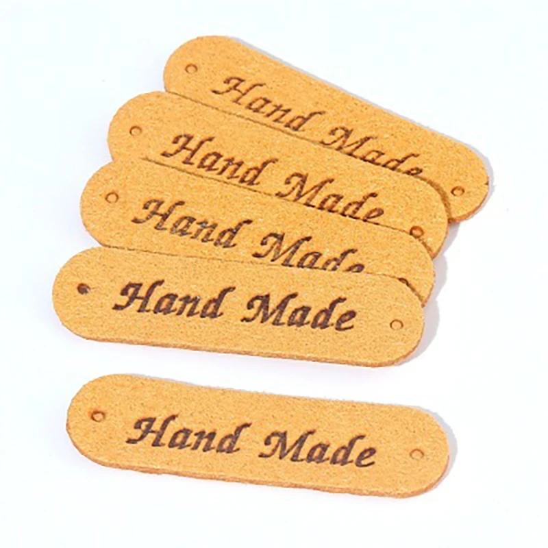 Кожаные этикетки ручной работы для одежды аксессуары сделай сам Подарочные