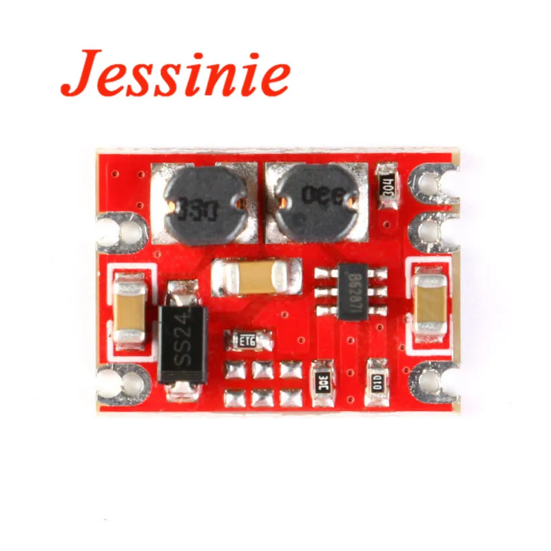 2pcs S09 DC-DC Automatic Buck Boost Power Module Step Up Down Board Input 3V-15V Output 3.3V/4.2V/5V/9V/12V Electronic DIY PCB - купить по