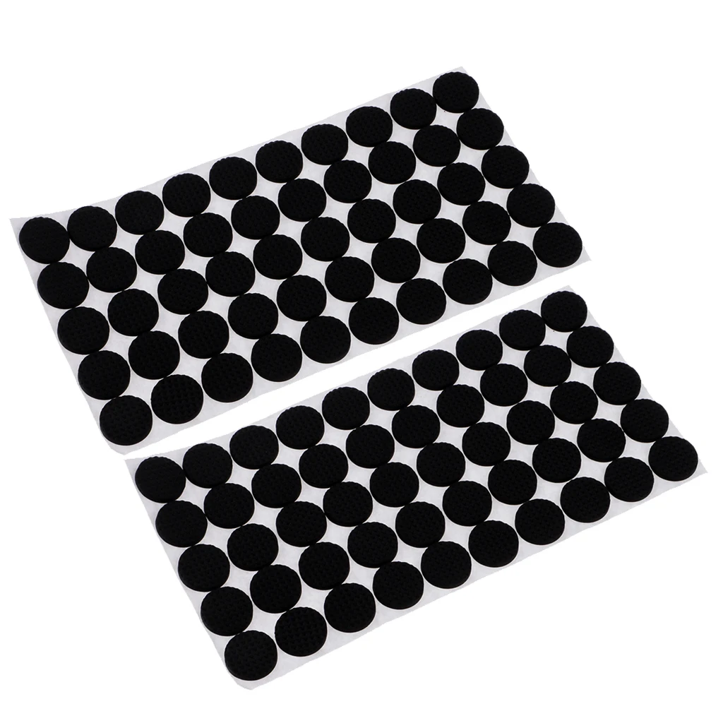 100pcs Furniture Pads,Thick Non-Slip Rubber Pad Foot Cover Self-Furniture Gripper - Stops Slide - Adhesive Pads