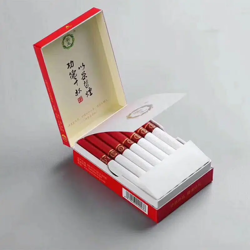 

10 Packs China Black Tea Smoke Aromatherapy Quit Smoke Artifact Red Leaf Tea Cigarette Non tobacco Products No Nicotine