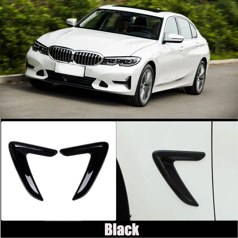 Car Styling front Side body Air Vent Cover Trim Fender decoration Sticker For BMW 3 Series F30 G20 2013-2020 Auto accessories