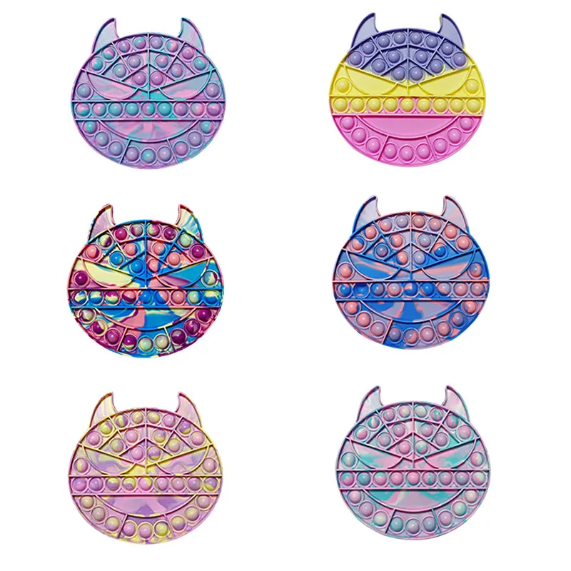 

Fidget popper Little Devil Shape Push Bubble Anti Stress Squeeze Toy Kids Adults Sensory Stress Relief Push popete Fidget Toys