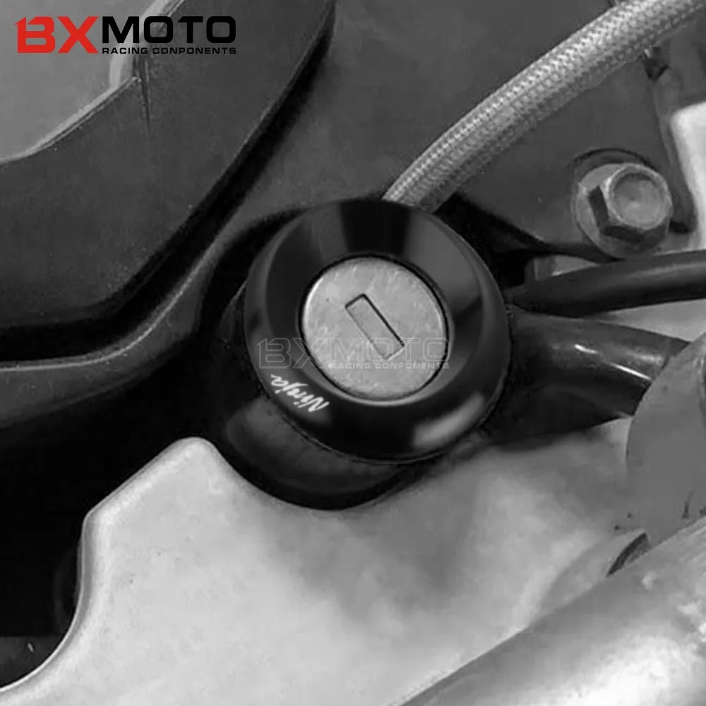 Крышка переключателя зажигания мотоцикла кольцо CNC аксессуары для Kawasaki Ninja400 250 300